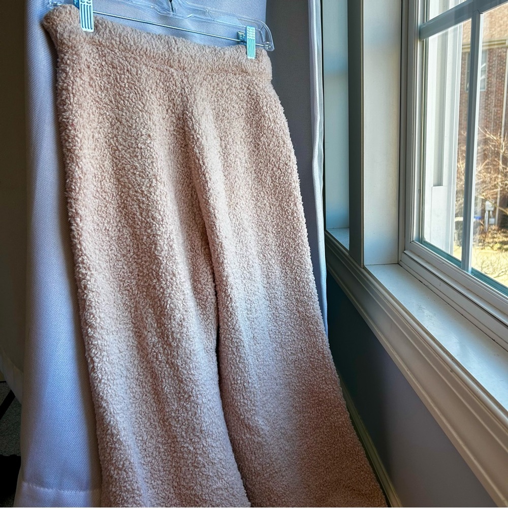 SKIMS Cozy Knit Collection Pink Joggers
